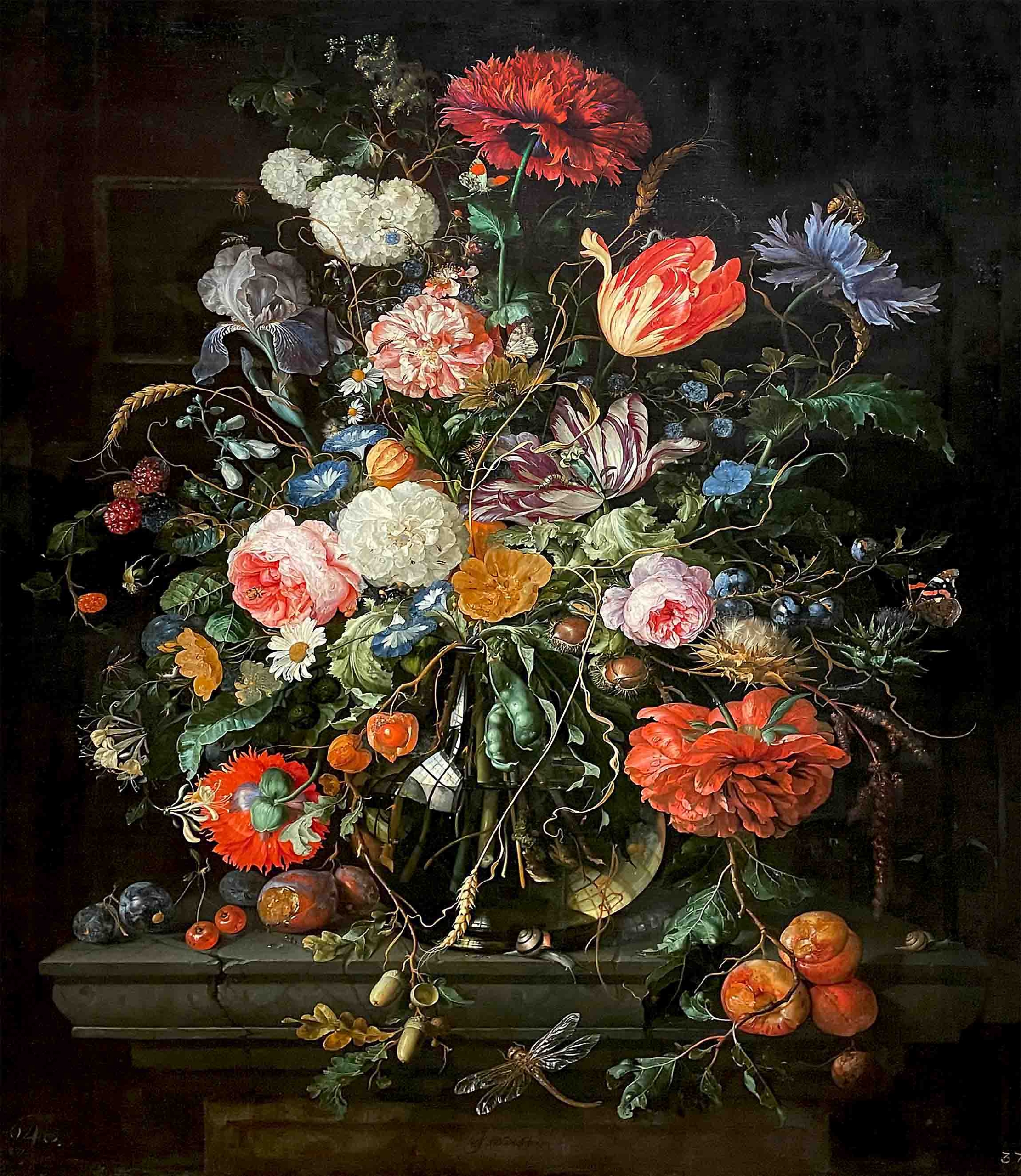 Blumenstillleben von Jan Davidsz. de Heem.